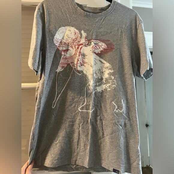 PRPS medium fallen grey fall angel t-shirt - Picture 2 of 4